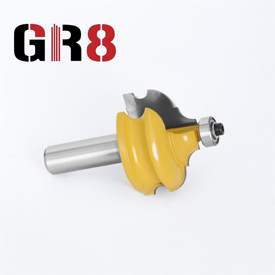 Bantalan shank bit ogee romawi ganda